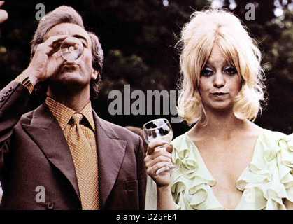 Ein näher In Der Suppe gibt es Girl In My Soup Peter Sellers, Goldie Hawn Marion (Goldie Hawn) ist Schon leicht Stockfoto