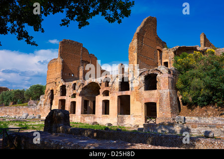 Hadrians Villa (Villa Adriana) gebaut, während der zweite und dritte Jahrzehnte des 2. Jahrhunderts n. Chr., Tivoli, Italien. Eine UNESCO-Welt Stockfoto