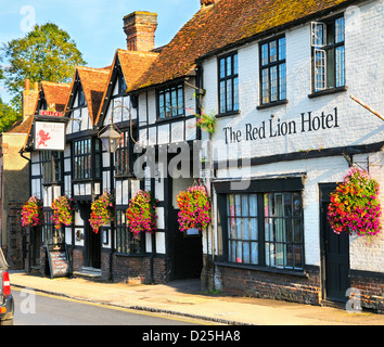 Das Red Lion Hotel / Pub, Wendover, Buckinghamshire, Großbritannien Stockfoto