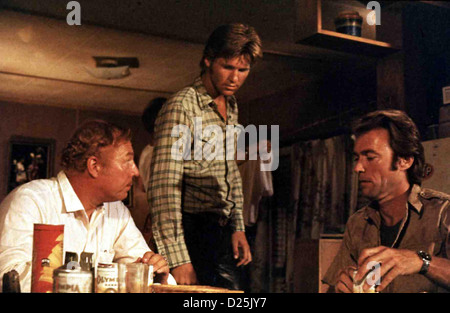 Sterben Sie die Letzten Beissen Die Hunde Thunderbolt Lightfoot George Kennedy, Jeff Bridges, Clint Eastwood Red Leary (George Kennedy), Stockfoto