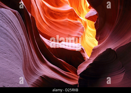 Lower Antelope Canyon, Slot Canyon Navajo Reservat, Page, Arizona, USA Stockfoto