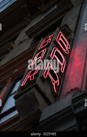 Generische Bar Sign, NYC Stockfoto