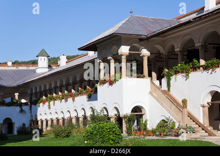 Das Kloster Horezu (Hurezi, Horez) in Rumänien ist als UNESCO-Weltkulturerbe aufgeführt. Rumänien. Stockfoto