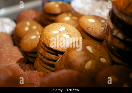 Typisch, deutsche Lebkuchen oder Lebkuchen Stockfoto