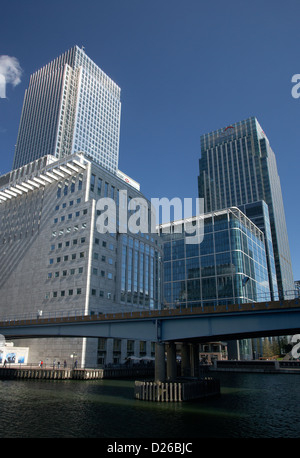 London, Vereinigtes Königreich, Finanzzentrum Canary Wharf Stockfoto