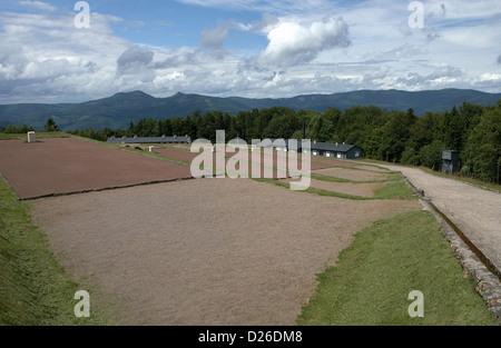 Natzwiller, Frankreich, nivelliert die Gebiete der ehemaligen Konzentration Lager Natzweiler-Struthof Stockfoto