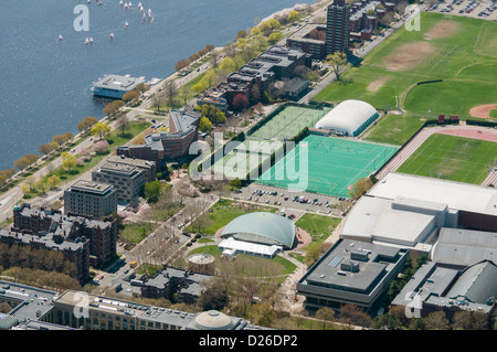 Luftaufnahme des Massachusetts Institut für Main Campus Technology Stockfoto