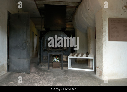 Natzwiller, Frankreich, der Verbrennungsanlage des ehemaligen Konzentration Lager Natzweiler-Struthof Stockfoto