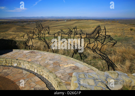 Custer Battlefield NAT ' l Moniment M Stockfoto