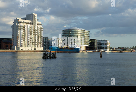 Kopenhagen, Dänemark, modernes wohnen in Islands Brygge Stockfoto