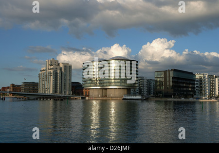 Kopenhagen, Dänemark, modernes wohnen in Islands Brygge Stockfoto