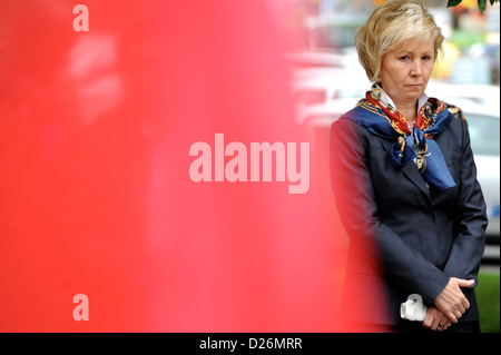 Dresden, Deutschland, der Oberbürgermeister von Dresden Helma Orosz (CDU) Stockfoto