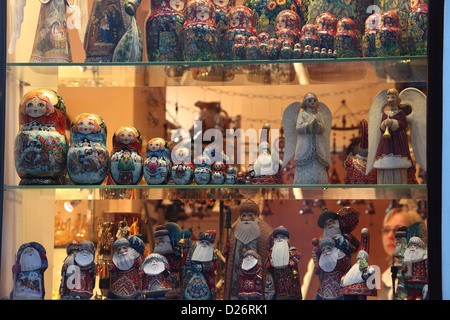 Schaufenster in der Stadt Vilnius Stockfoto