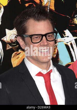 JOHNNY KNOXVILLE Schauspieler der Welt-PREMIERE der letzten stehen LOS ANGELES, Kalifornien, USA 14. Januar 2013 LBX94674 Stockfoto