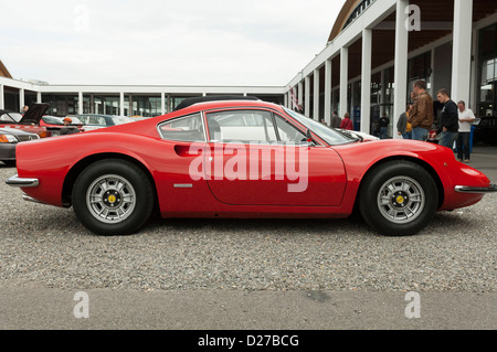 Ferrari Dino an Deutsche Oldtimer Ausstellung Stockfoto