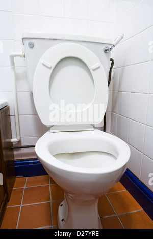 WC Sitz oben. Stockfoto