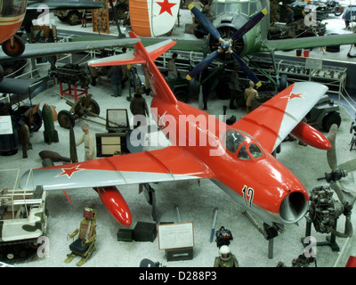 Auto & Technik Museum Sinsheim.MiG-15 (WSK PZL Mielec LIM-2) Stockfoto