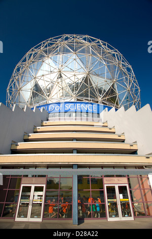 TELUSPHERE WISSENSCHAFT WELT FALSE CREEK VANCOUVER BRITISH COLUMBIA KANADA Stockfoto