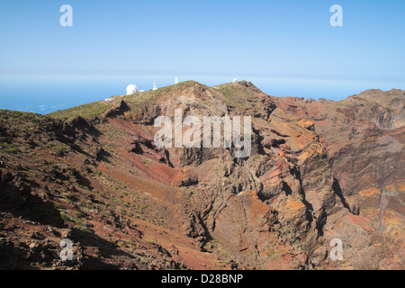 Roque de Los Muchachos Observatorium auf La Palma Insel Stockfoto
