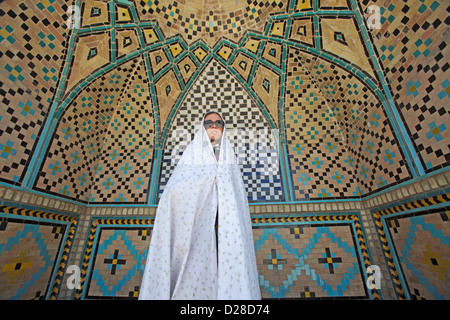 Frau Imamzadeh Hossein Mausoleum, Qazvin, Iran Stockfoto