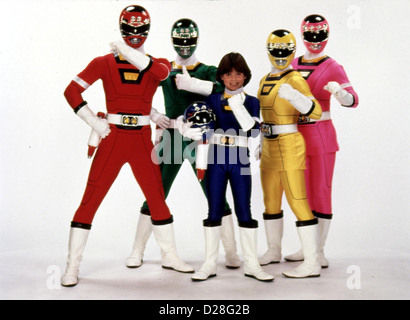 Der Turbo Power Rangers - Der Film-Turbo: Power Rangers Movie Tommy (Jason David Frank), Adam (Johnny junge Bosch), Justin Stockfoto