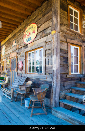 Altes Holzhaus in Nelson Nevada Geisterstadt Stockfoto