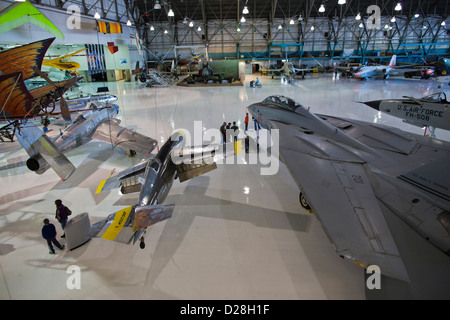 USA, Colorado, Denver, Flügel über dem Rockies, Air and Space Museum, innen Stockfoto