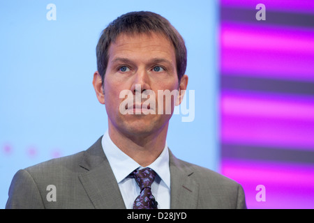 Bonn, Deutschland, René Obermann, Vorstandsvorsitzender der Deutschen Telekom AG Stockfoto