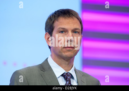 Bonn, Deutschland, René Obermann, Vorstandsvorsitzender der Deutschen Telekom AG Stockfoto