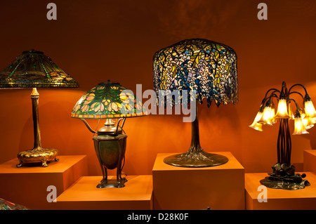 USA, Florida. Das Charles Hosmer Morse Museum, Winter Park, Florida. Stockfoto