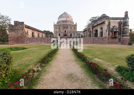 Bara Gumbad Grab, Lodi Gardens, New Delhi, Indien Stockfoto