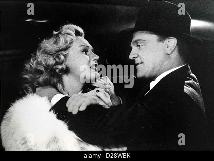 Maschinenpistolen White Heat Virginia Mayo, James Cagney Arthur Cody Jarrett (James Cagney), Ein Knallharter Gangsterboss, Stockfoto