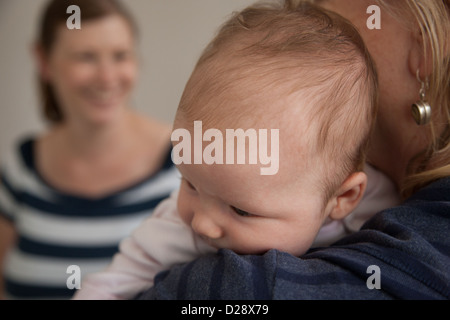 Großmutter, Tochter & baby Stockfoto