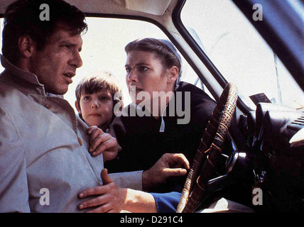 Der Einzige Zeuge bezeugen Harrison Ford, Lukas Haas, Kelly McGillis Dort haben Rachel (Kelly McGillis) Und Samuel (Lukas Stockfoto