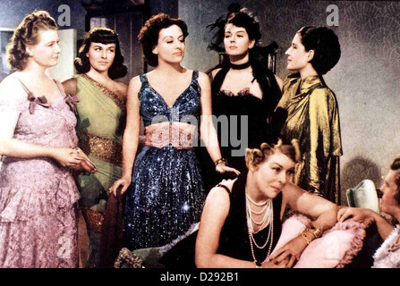 Sterben Frauen Frauen, Phyllis Povah, Paulette Goddard, Joan Crawford, Rosalind Russell, Norma Shearer, Mary Boland,? Mary Haines Stockfoto