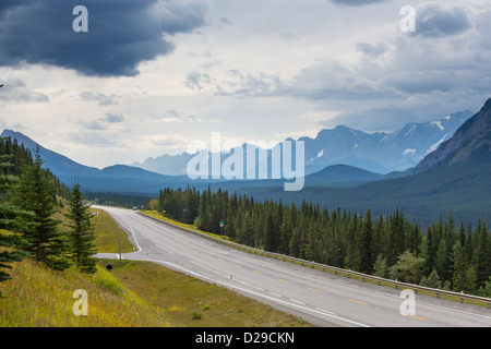 Route 40 in Kananaskis Country in Alberta, Kanada Stockfoto