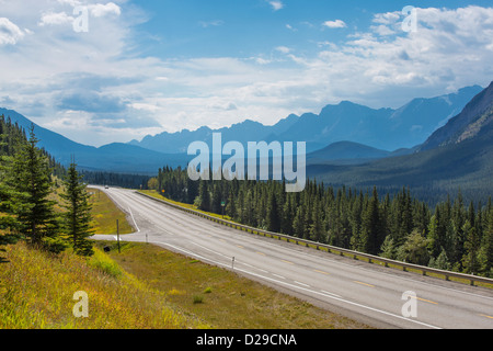 Route 40 in Kananaskis Country in Alberta, Kanada Stockfoto