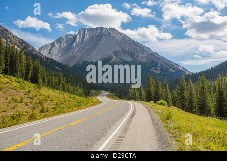 Route 40 in Kananaskis Country in Alberta, Kanada Stockfoto