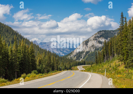 Route 40 in Kananaskis Country in Alberta, Kanada Stockfoto