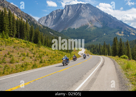 Route 40 in Kananaskis Country in Alberta, Kanada Stockfoto