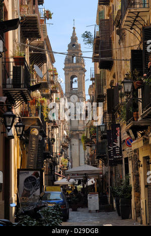 Palermo Piazza Pretoria Sizilien Stockfoto