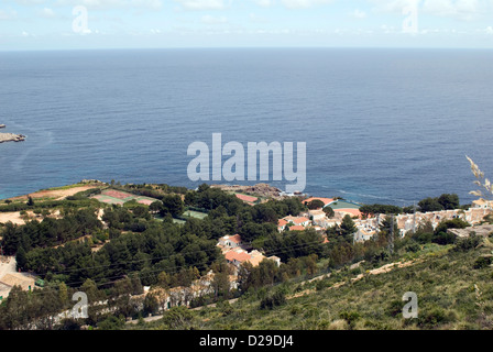 San Vito Locapo Meer Sizilien Italien Stockfoto