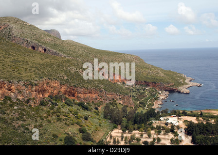 San Vito Locapo Meer Sizilien Italien Stockfoto