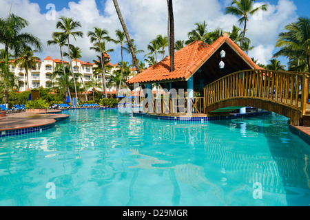 Barcelo Hotel Resort, Punta Cana, Dominikanische Republik Stockfoto