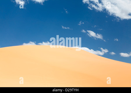 Landschaftlich eine Wüstenlandschaft mit einer Sanddüne Stockfoto