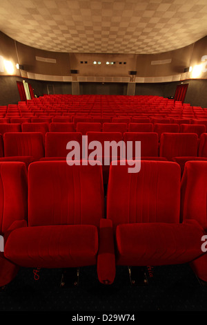 Berlin, Deutschland, leeren Kino in der Adria Filmbuehne Stockfoto