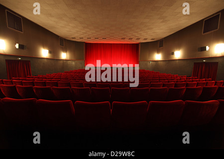 Berlin, Deutschland, leeren Kino in der Adria Filmbuehne Stockfoto