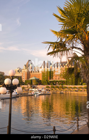 FAIRMONT EMPRESS HOTEL INNER HARBOUR VICTORIA VANCOUVER ISLAND IN BRITISH COLUMBIA KANADA Stockfoto