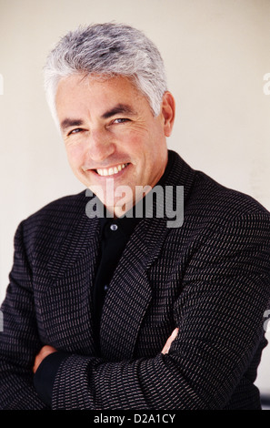 Portrait Mann mittleren Alters, im Business-Anzug, Herr 282 Stockfoto