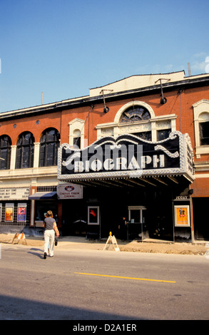 Illinois, Chicago. Biograph-Kino. Stockfoto